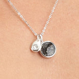EverWith Birthstone Pendant - April / Clear Crystal