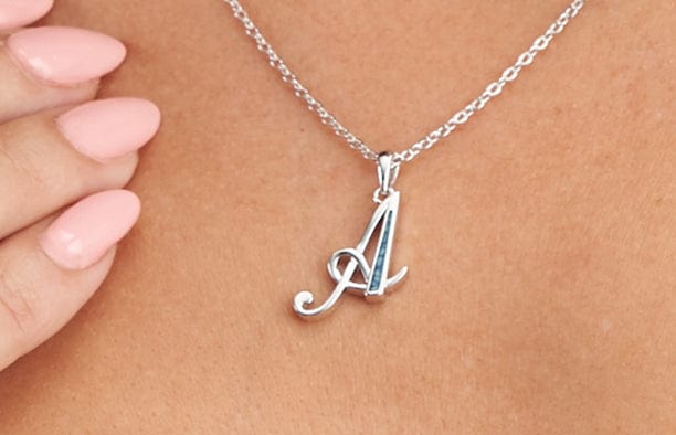 Memorial Ashes Jewellery Alphabet Pendants