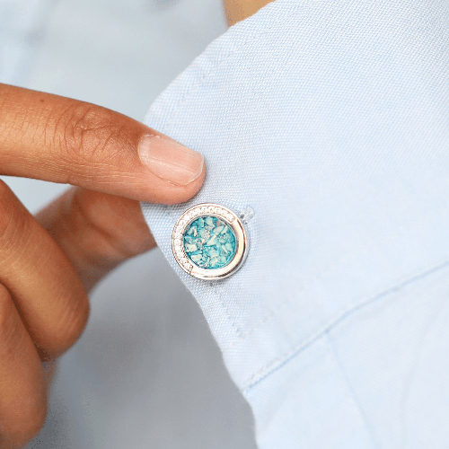 Memorial Ashes Jewellery Cufflinks