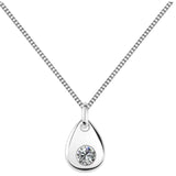 EverWith Birthstone Pendant - April / Clear Crystal