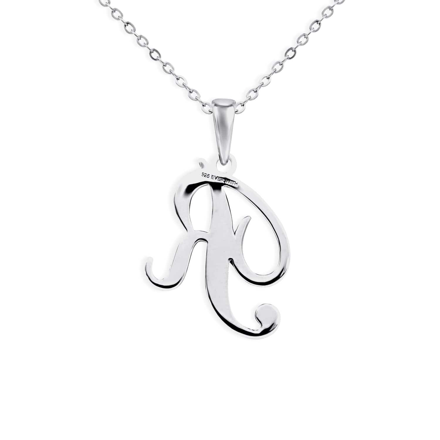 EverWith Alphabet Memorial Ashes Pendant - Letter R