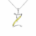 EverWith Alphabet Memorial Ashes Pendant - Letter Z Yellow