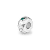EverWith Peace Memorial Ashes Charm Bead with Fine Crystals Aqua