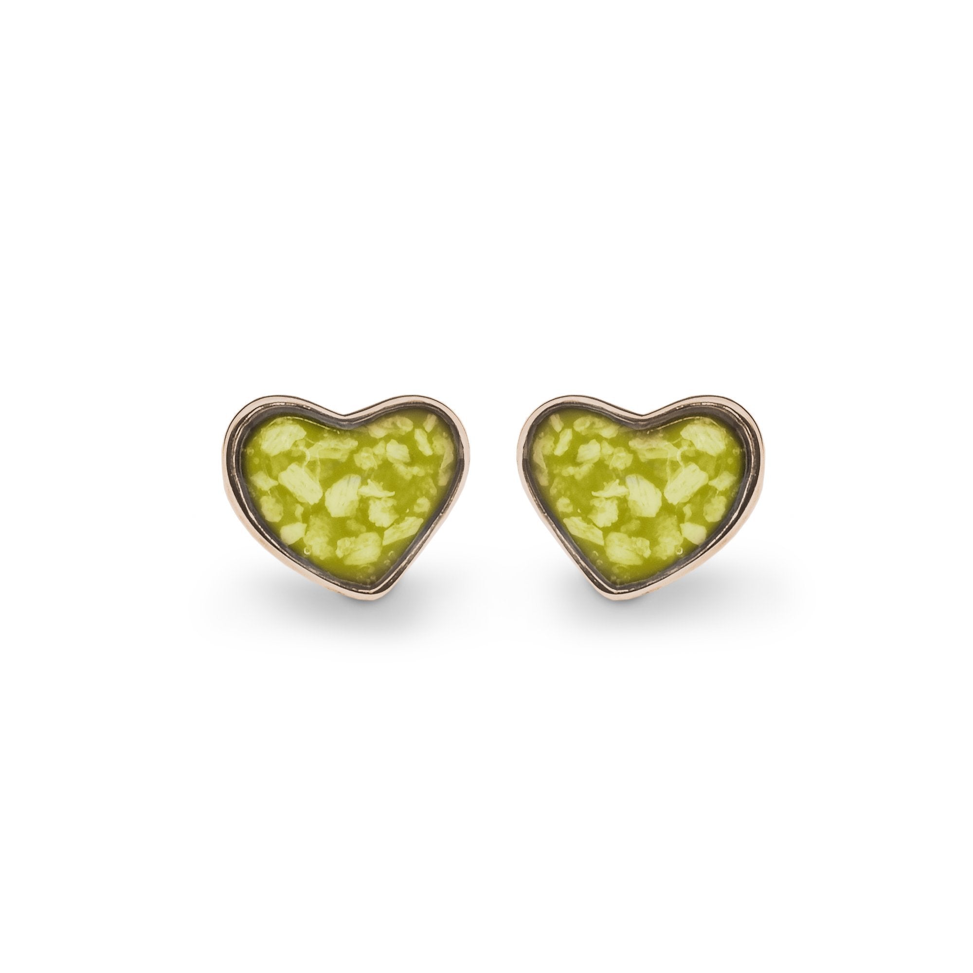 EverWith Cherish Memorial Ashes Earrings 9k Rose Gold Yellow