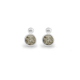 EverWith Delicate Drop Memorial Ashes Earrings Transparent
