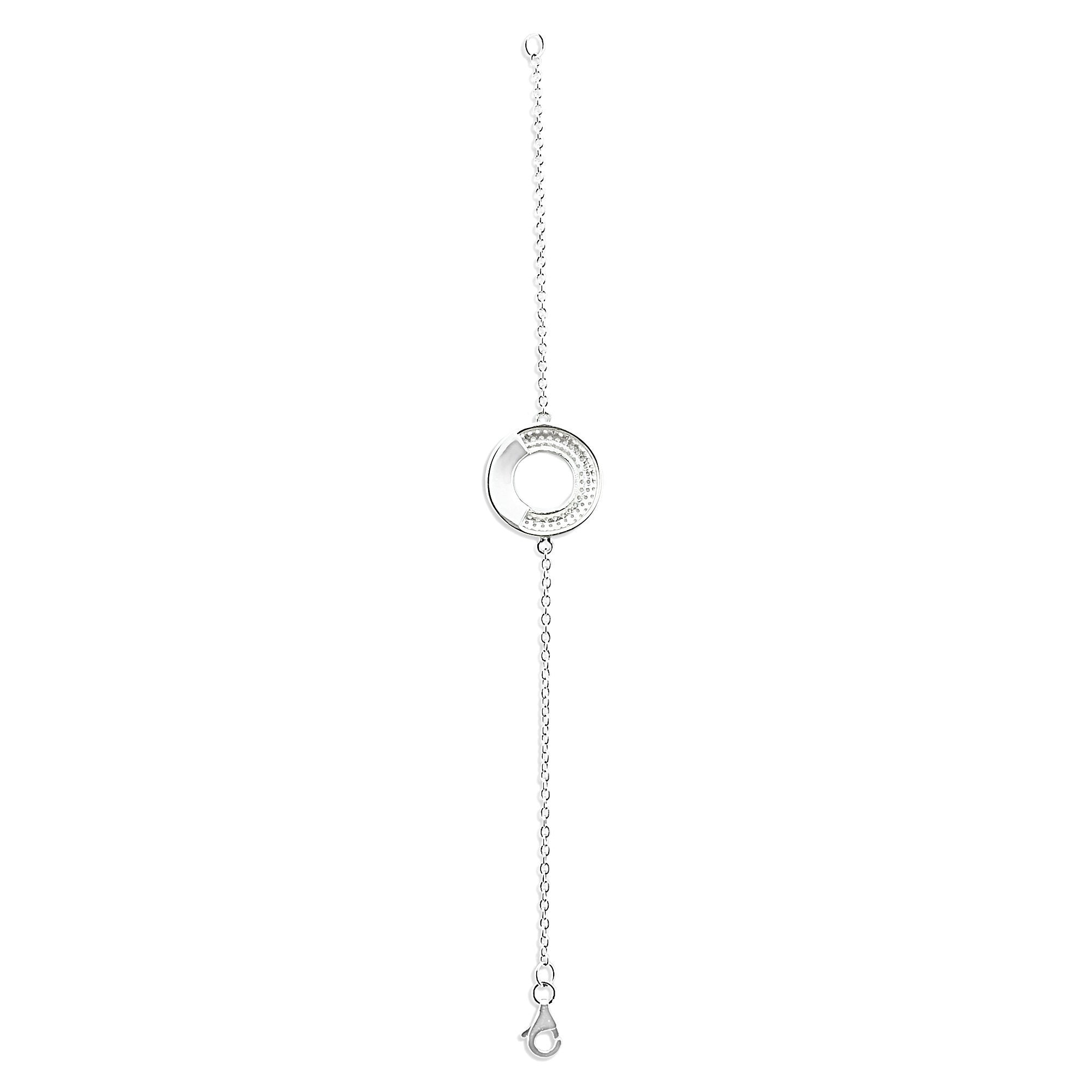 EverWith Ladies Eternal Memorial Ashes Bracelet with Fine Crystals