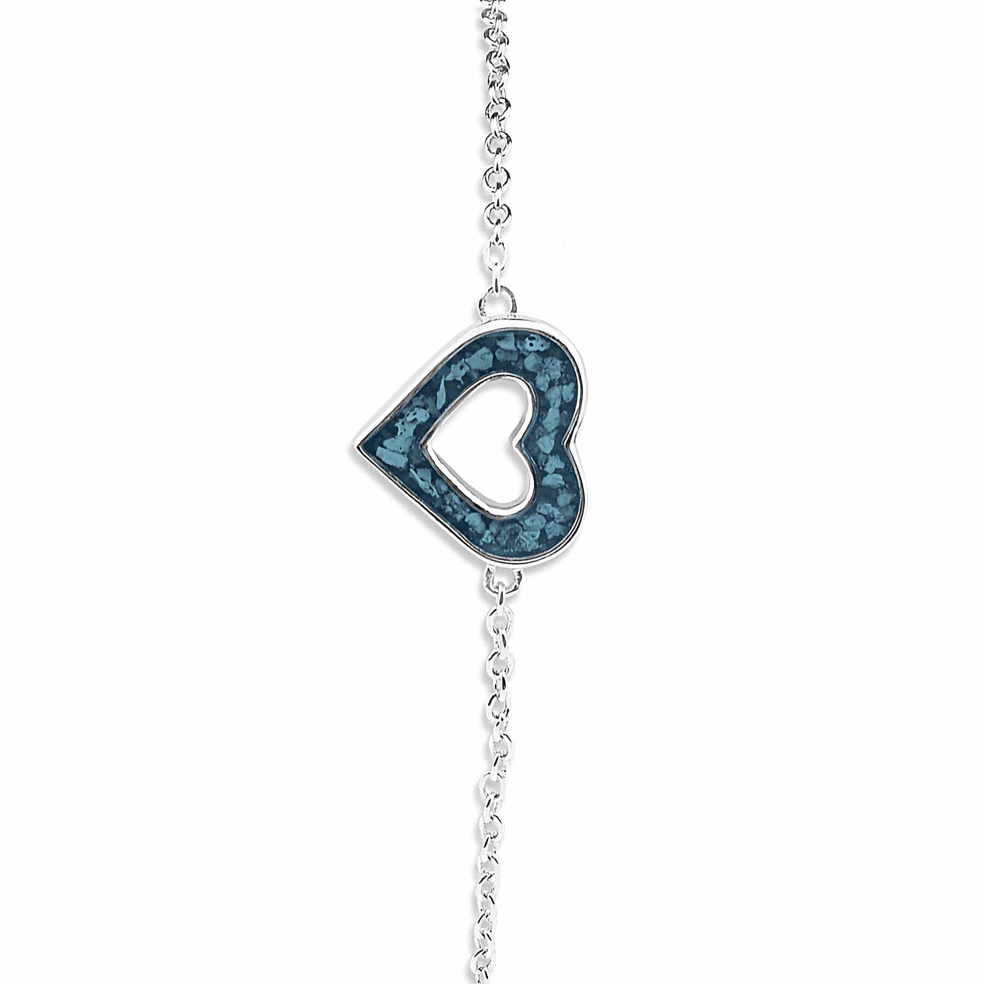 EverWith Ladies Adore Memorial Ashes Bracelet Blue