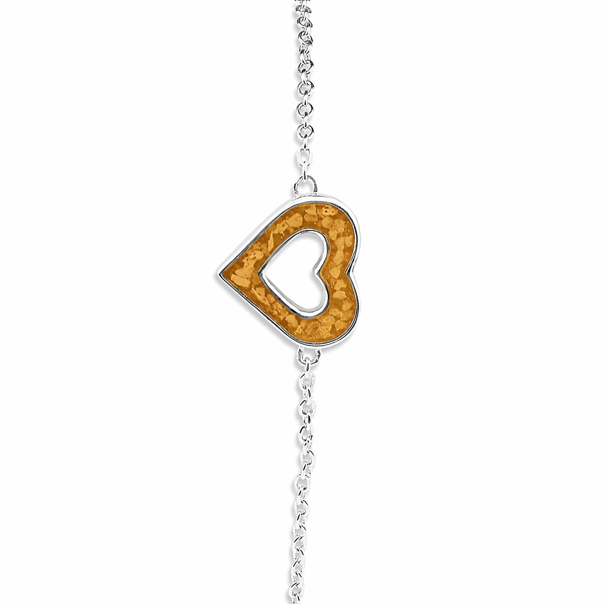 EverWith Ladies Adore Memorial Ashes Bracelet Orange