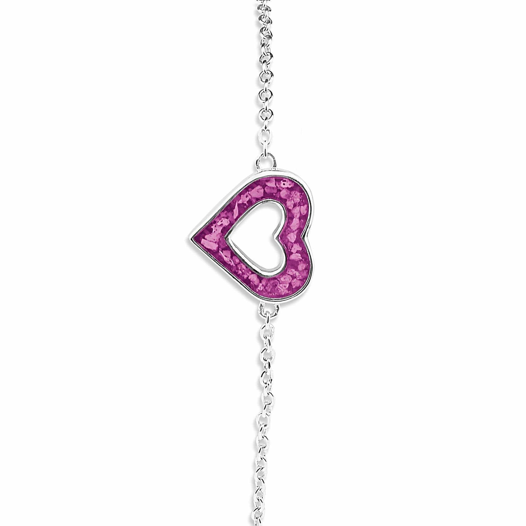 EverWith Ladies Adore Memorial Ashes Bracelet Pink