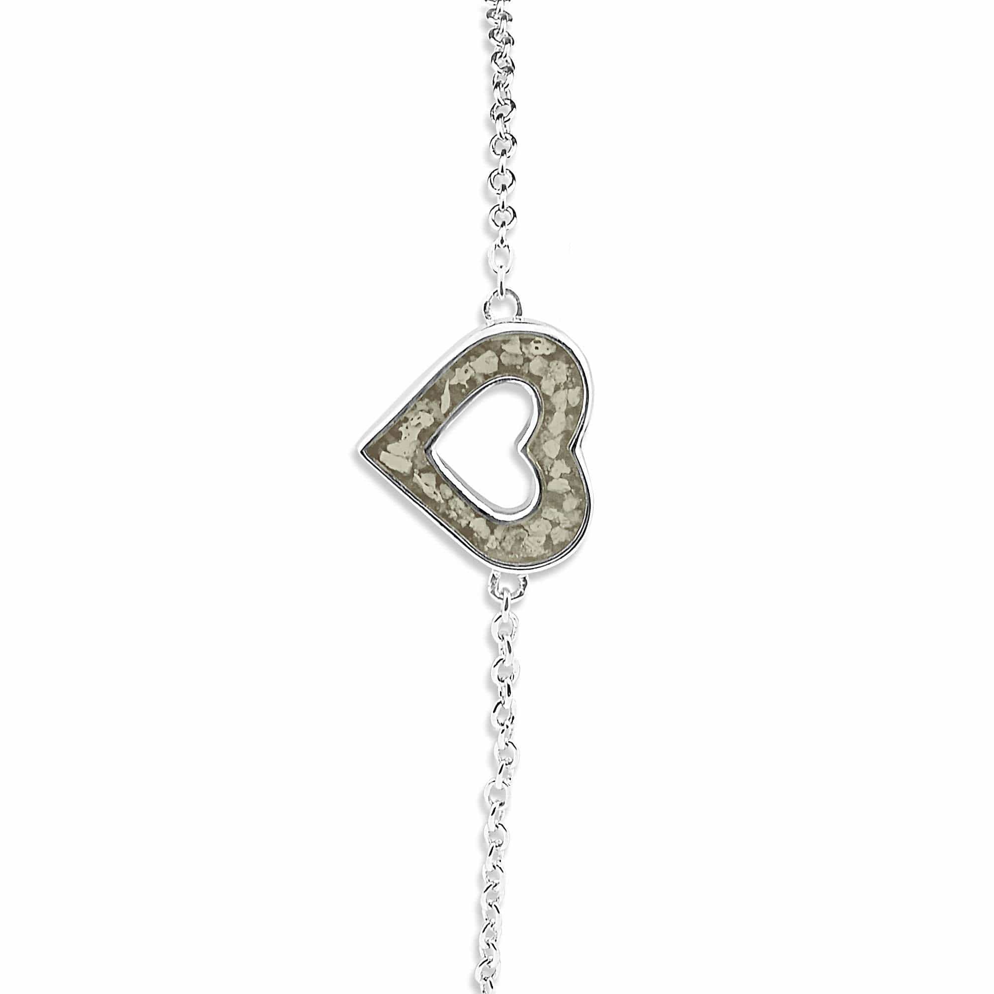 EverWith Ladies Adore Memorial Ashes Bracelet Transparent