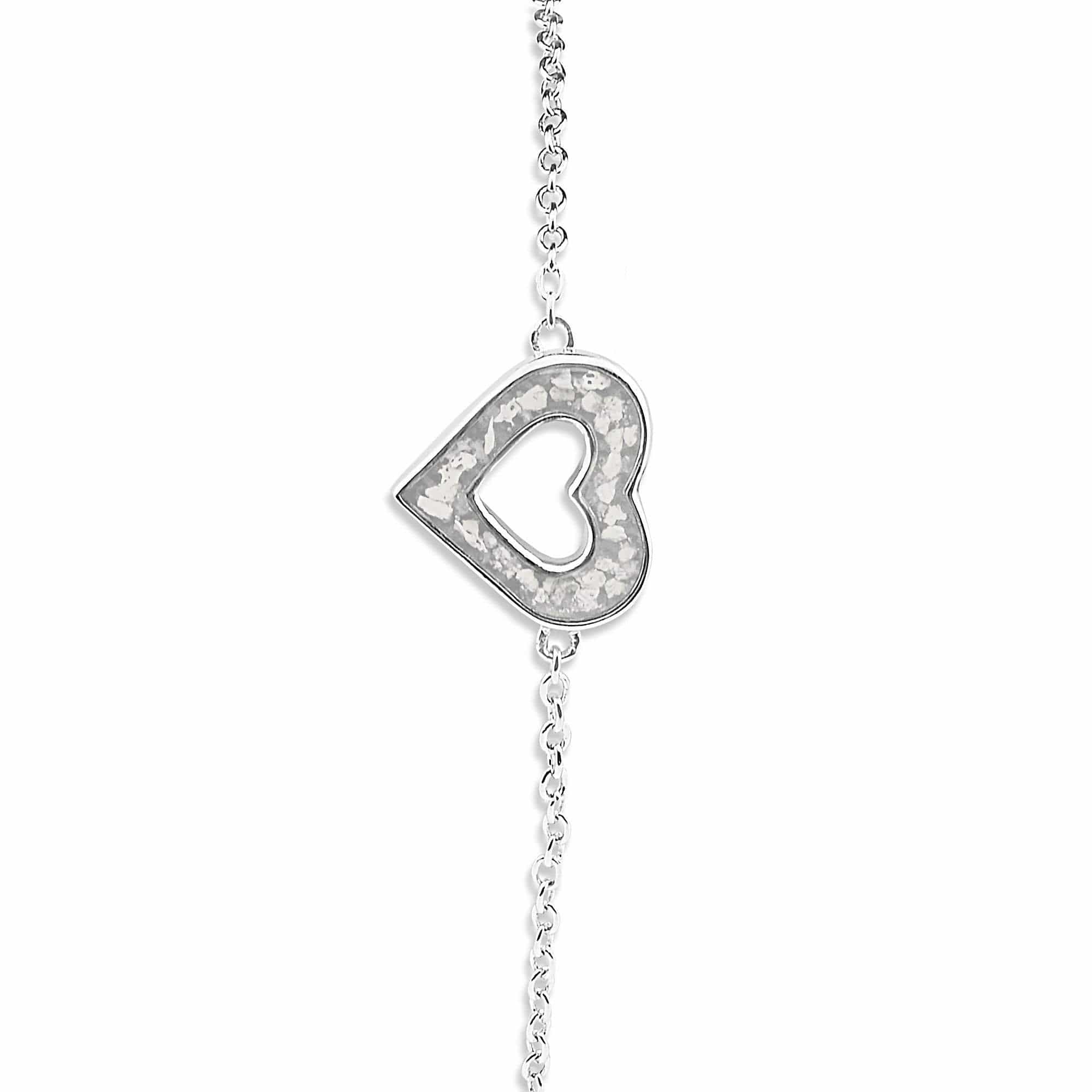 EverWith Ladies Adore Memorial Ashes Bracelet White