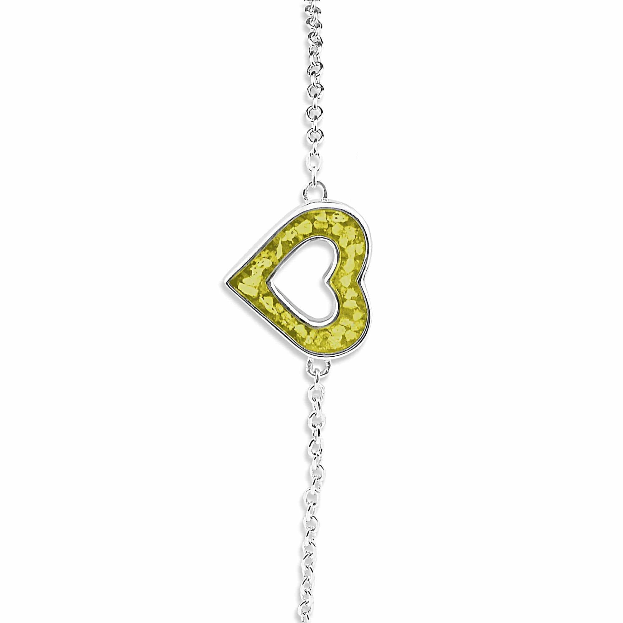 EverWith Ladies Adore Memorial Ashes Bracelet Yellow