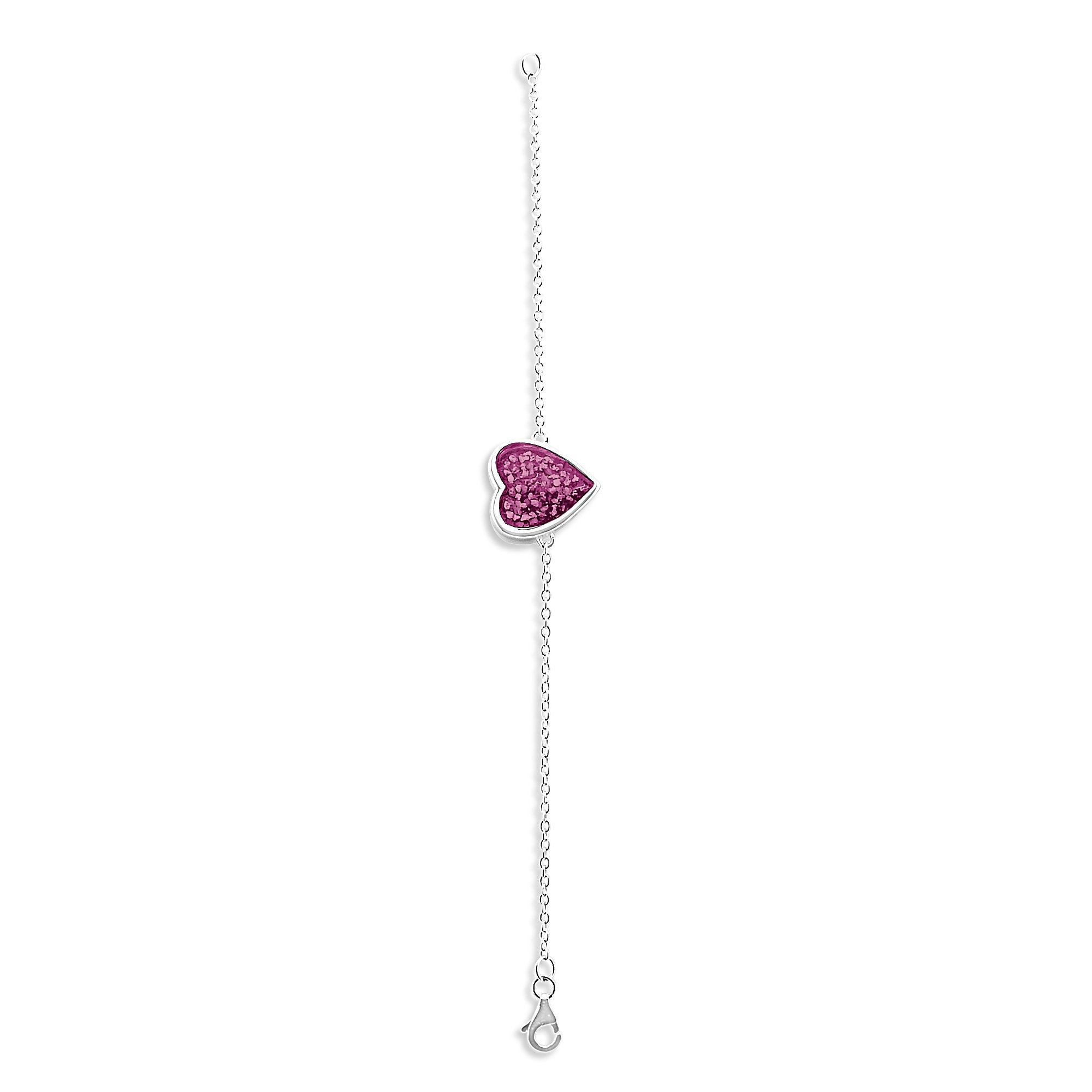 EverWith Ladies Heart Memorial Ashes Bracelet
