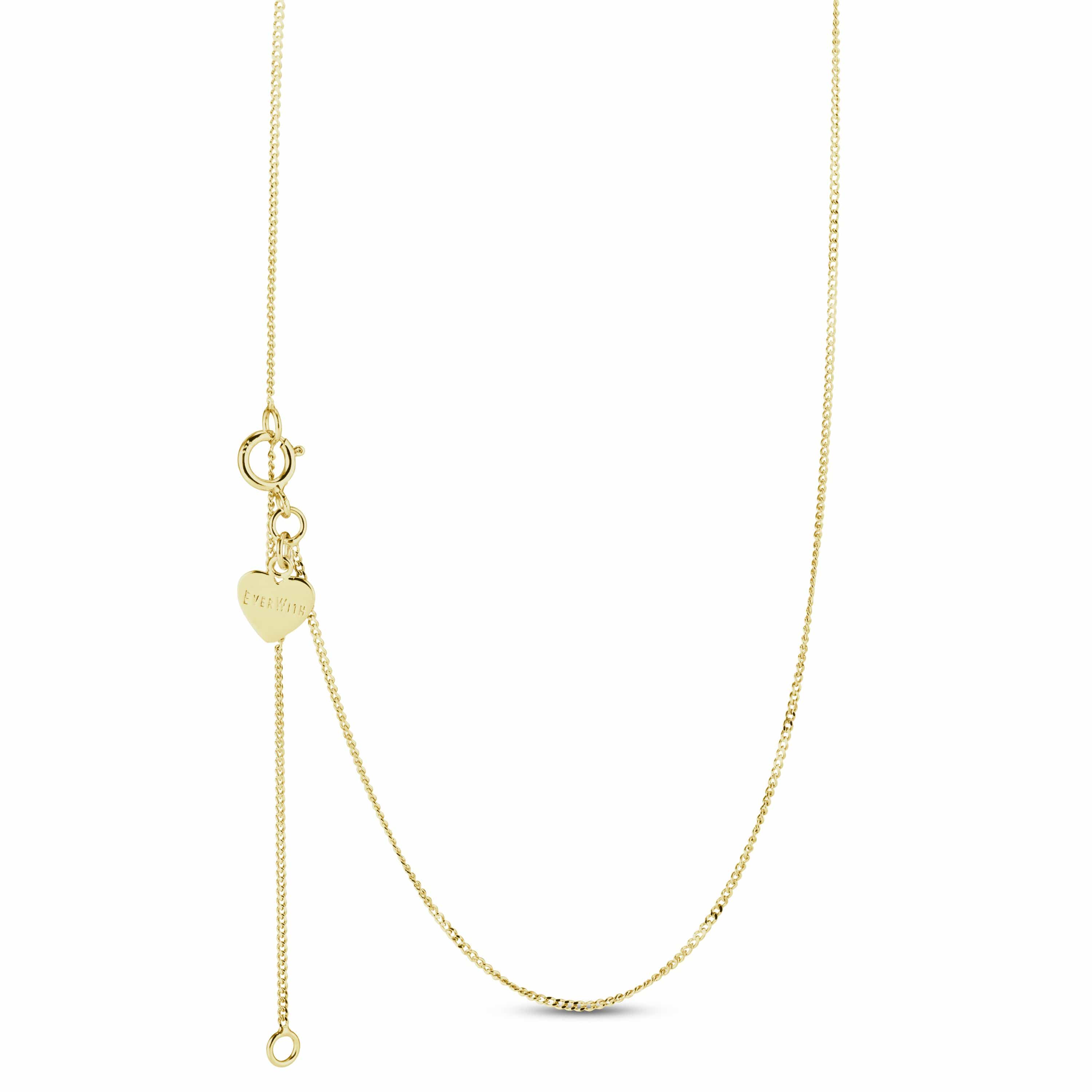 EverWith Single Curb Chain 9k Yellow Gold