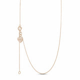 EverWith Single Curb Diamond Cut Chain 9k Rose Gold