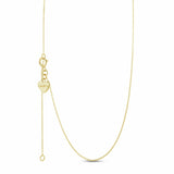 EverWith Single Curb Diamond Cut Chain 9k Yellow Gold