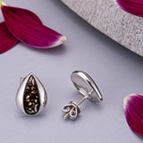 EverWith Ladies Rondure Teardrop Memorial Ashes Earrings