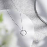 EverWith Engraved Ring Standard Engraving Pendant with Fine Crystal