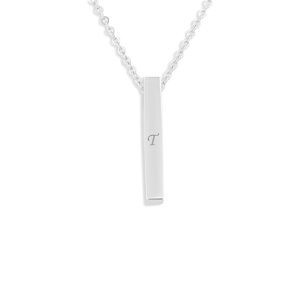 EverWith Engraved Short Bar Standard Engraving Memorial Pendant