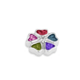 EverWith Large 5 Petal flower Memorial Ashes Element for Glass Locket