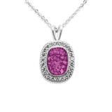EverWith Ladies Treasure Memorial Ashes Pendant with Fine Crystals Pink