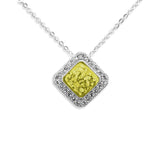 EverWith Ladies Bless Memorial Ashes Pendant with Fine Crystals Yellow