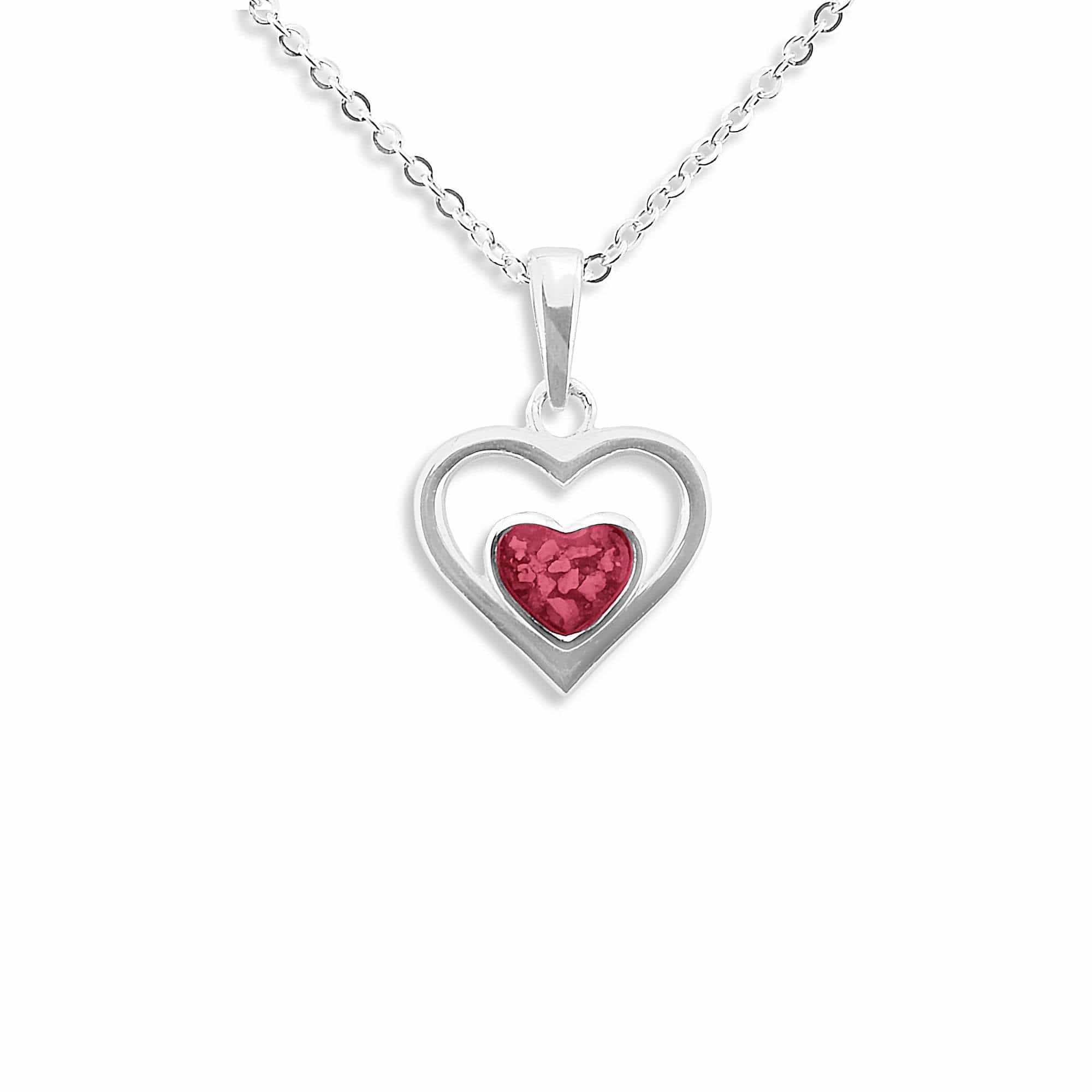 EverWith Ladies Comfort Memorial Ashes Pendant Red