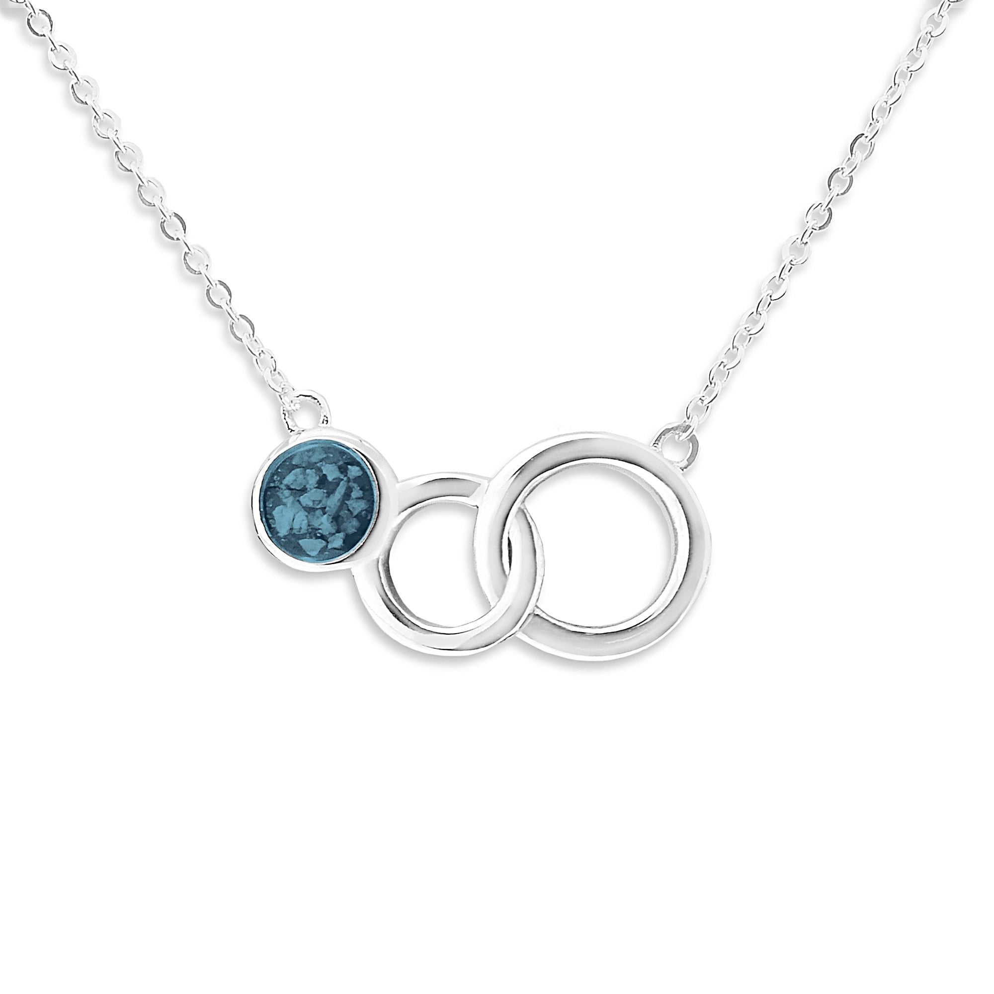 EverWith Ladies Praise Memorial Ashes Necklace Blue