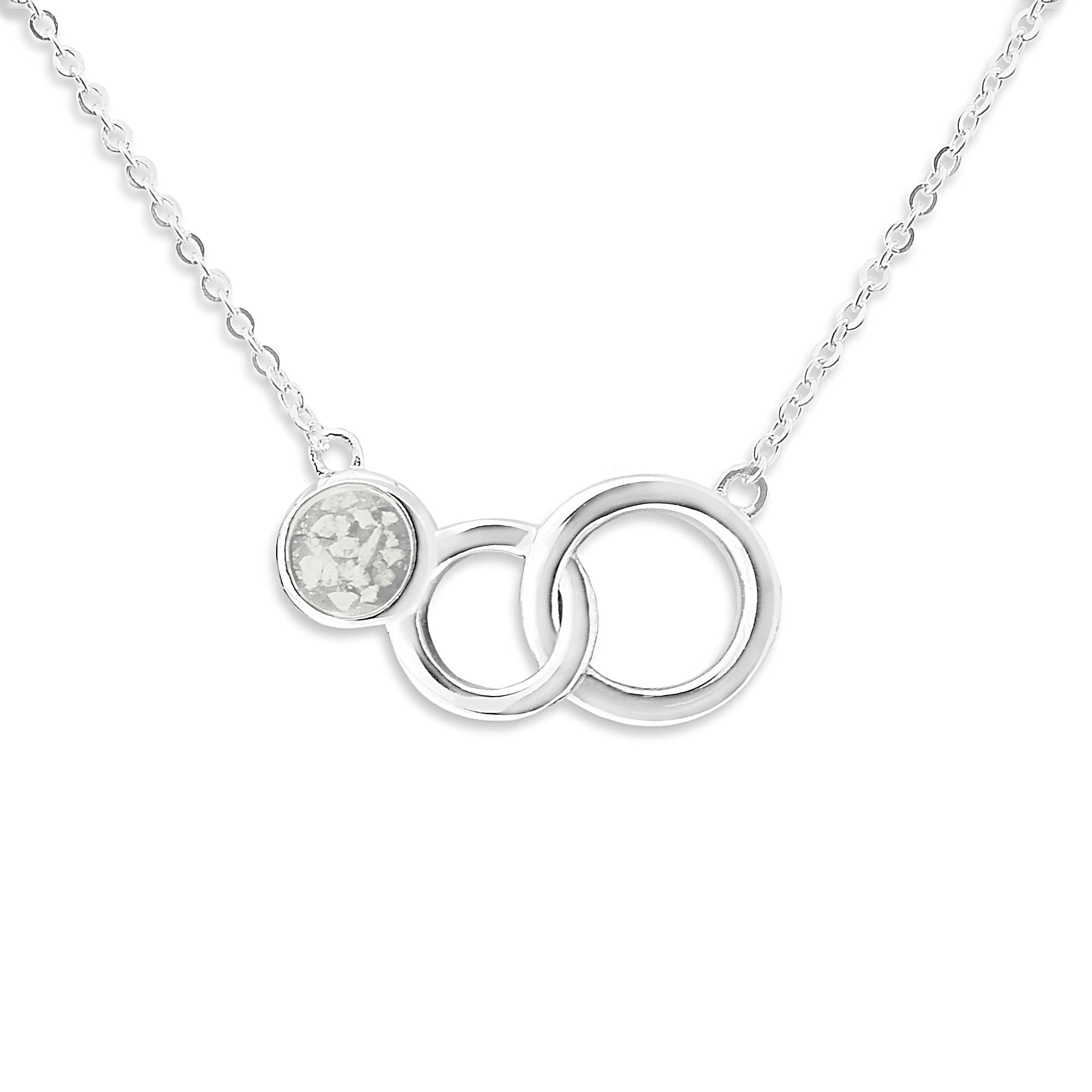 EverWith Ladies Praise Memorial Ashes Necklace White