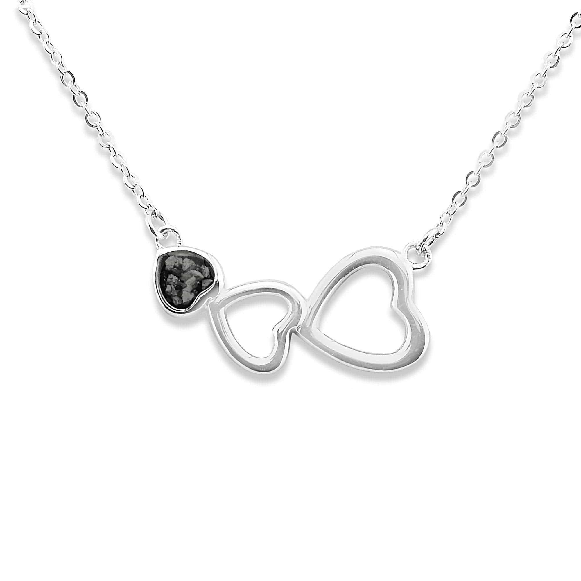 EverWith Ladies Adore Memorial Ashes Necklace Black