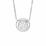 EverWith Ladies Rondure Memorial Ashes Necklace White