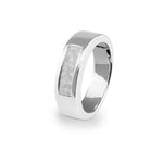 EverWith Unisex Pure Memorial Ashes Ring White