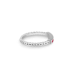 EverWith Ladies Channel Bubble Band Memorial Ashes Ring