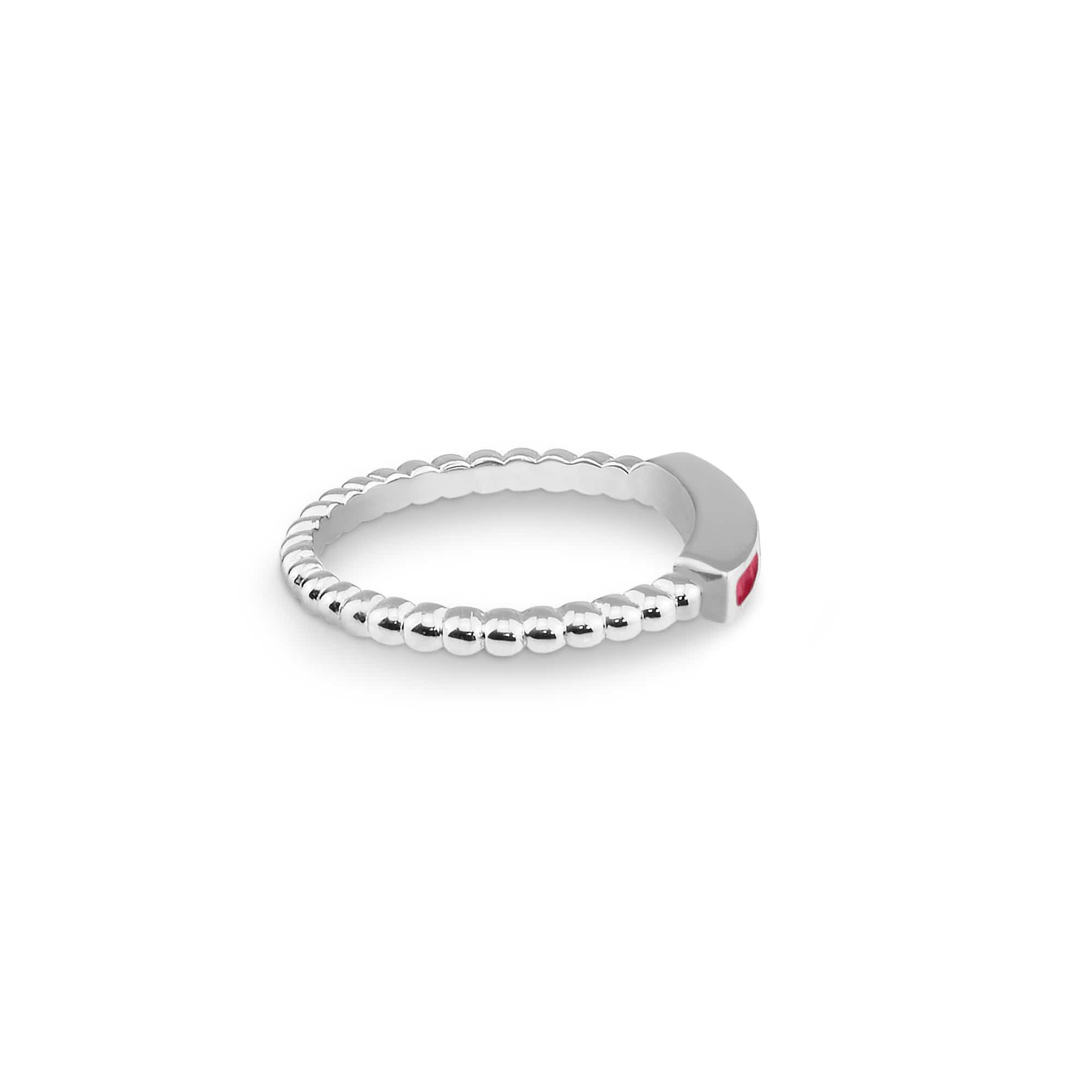 EverWith Ladies Channel Bubble Band Memorial Ashes Ring