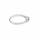 EverWith Ladies Peace Memorial Ashes Ring with Fine Crystals
