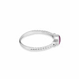 EverWith Ladies Peace Memorial Ashes Ring with Fine Crystals