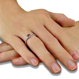 EverWith Ladies Peace Memorial Ashes Ring with Fine Crystals