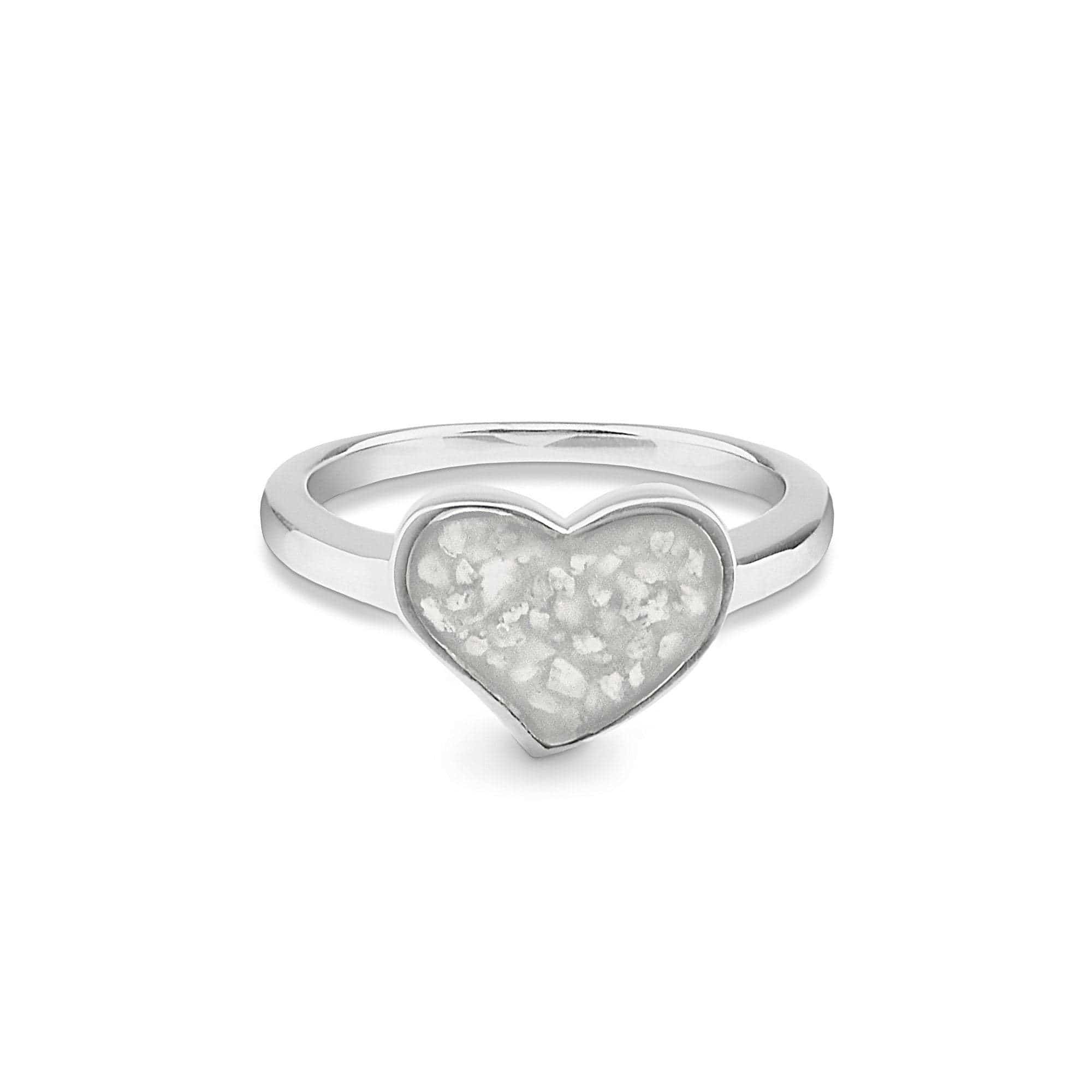 EverWith Ladies Oversized Heart Memorial Ashes Ring