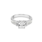 EverWith Ladies Honour Memorial Ashes Ring with Fine Crystals