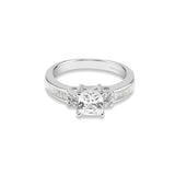EverWith Ladies Honour Memorial Ashes Ring with Fine Crystals