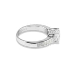 EverWith Ladies Honour Memorial Ashes Ring with Fine Crystals