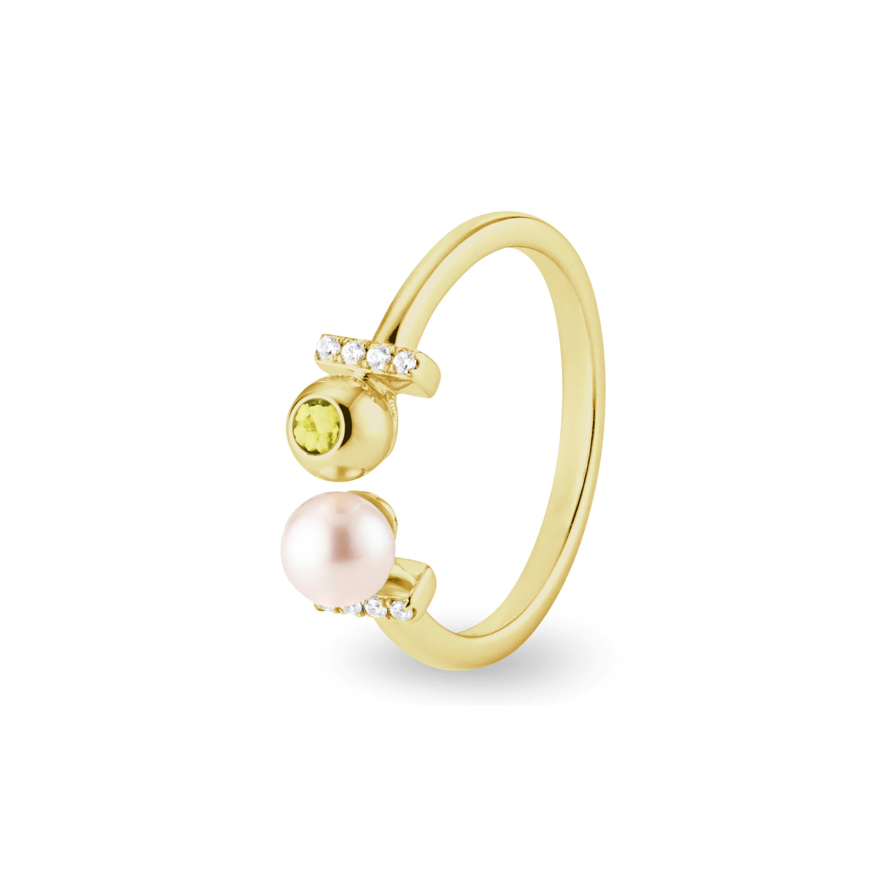 EverWith Ladies Rondure Opulence Memorial Ashes Ring 9k Yellow Gold Yellow