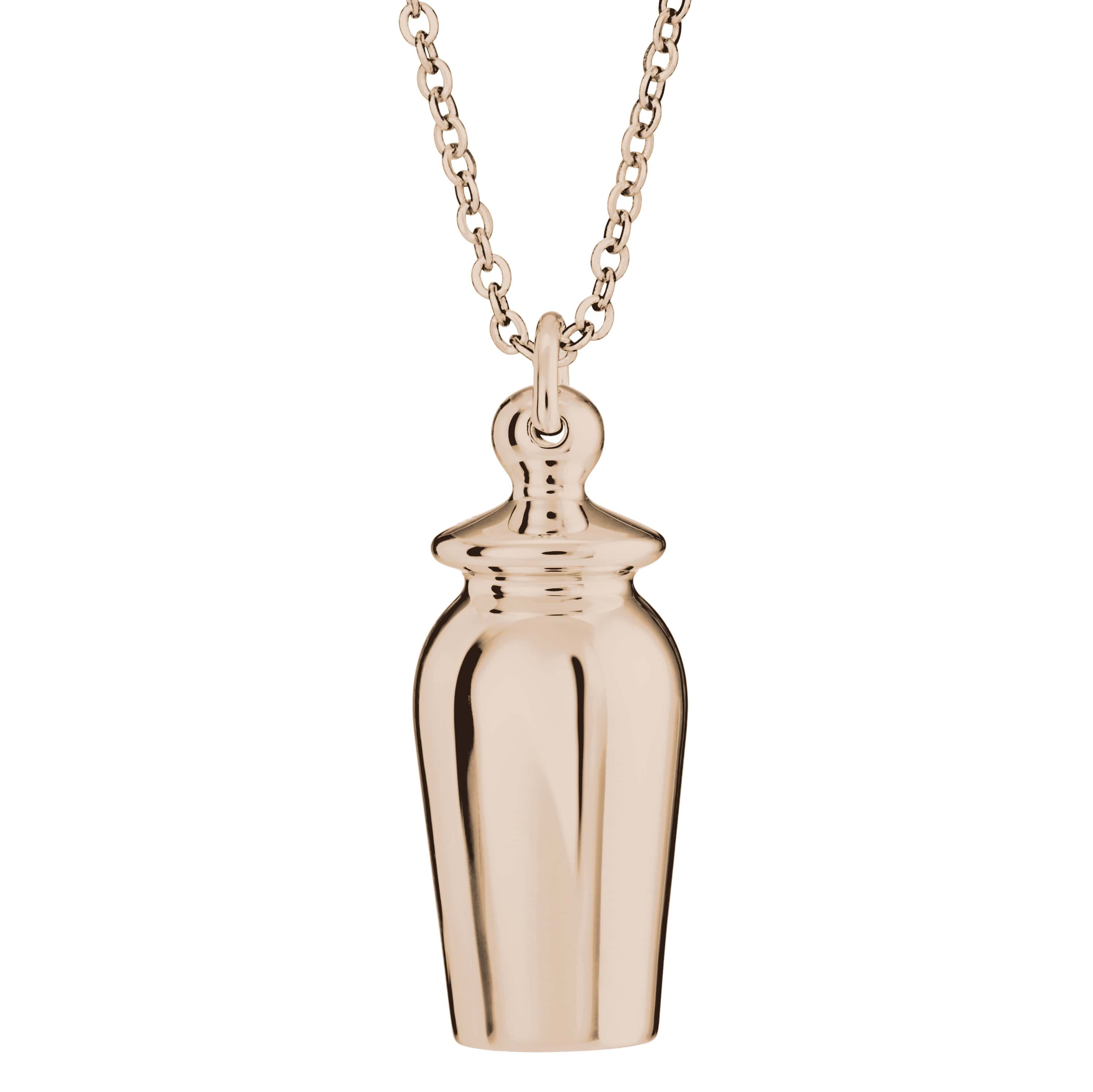 EverWith Self-fill Classic Urn Memorial Ashes Pendant 9k Rose Gold