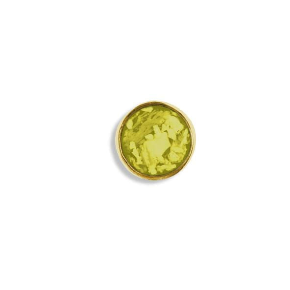 EverWith Small Round Memorial Ashes Element for Glass Locket 9k Yellow Gold Yellow