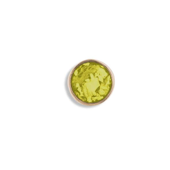 EverWith Small Round Memorial Ashes Element for Glass Locket 9k Rose Gold Yellow