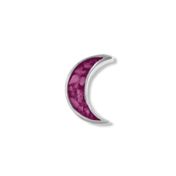 EverWith Small Moon Memorial Ashes Element for Glass Locket Violet