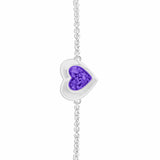 EverWith Ladies Revere Memorial Ashes Bracelet Purple