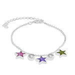 EverWith Ladies Galaxy Memorial Ashes Bracelet with Fine Crystals