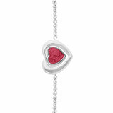 EverWith Ladies Valentine Memorial Ashes Bracelet Red