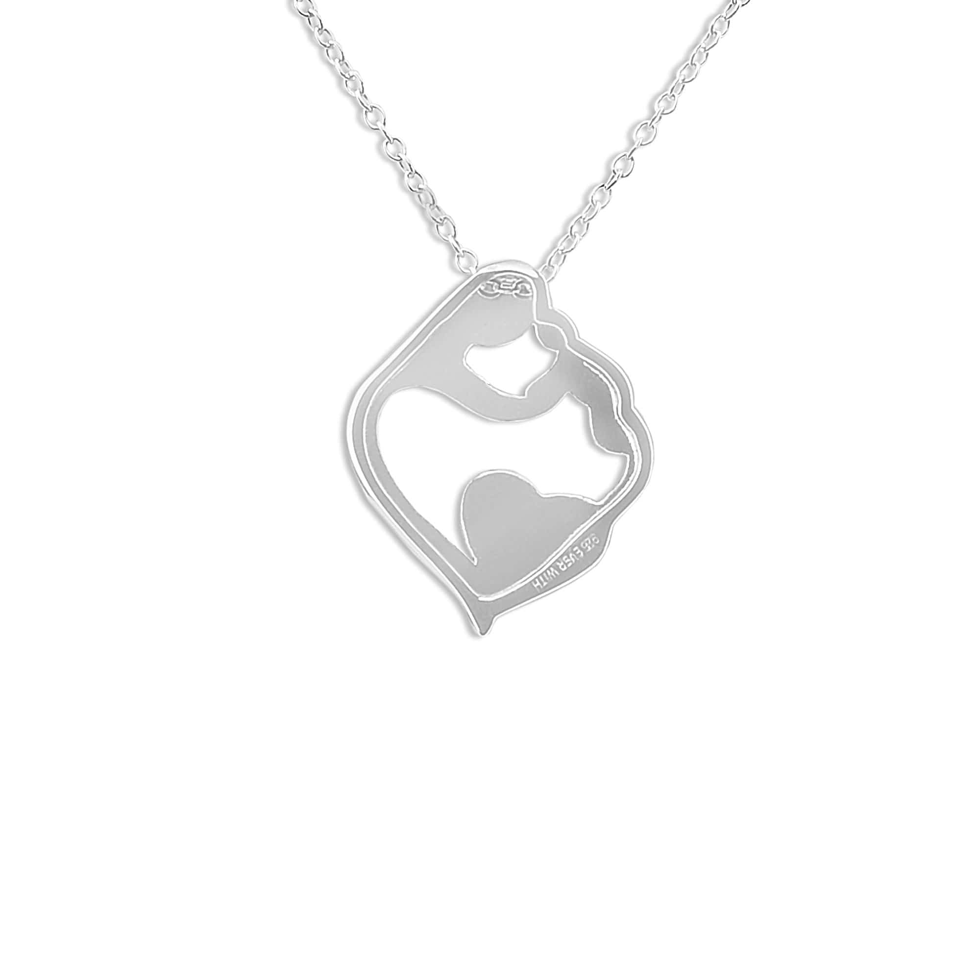 EverWith Ladies Mother and Child Memorial Ashes Pendant